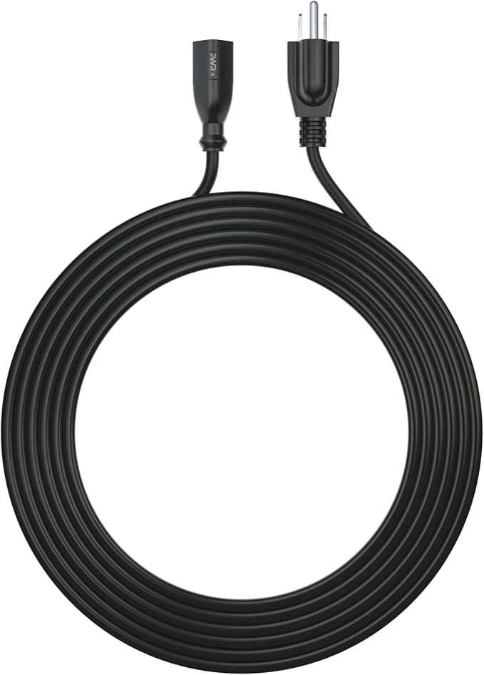 12Ft Power Extension Cord Cable Extender - Image 4