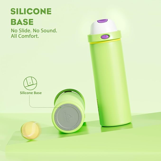 POWCAN 24 oz Insulated Water Bottle: 2-in-1 Push-Button Spout & Quick-Flip Straw - Image 6