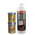PC-Products PC-Woody Wood Repair Epoxy Paste, Two-Part 12 oz, and PC-Petrifier by ProtectiveCoatingCo