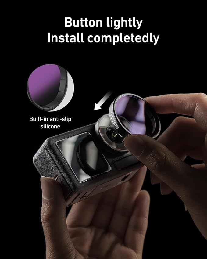 TELESIN Lens Filter Set for DJI Action 5 Pro Action 4 Action 3 Camera - Image 5