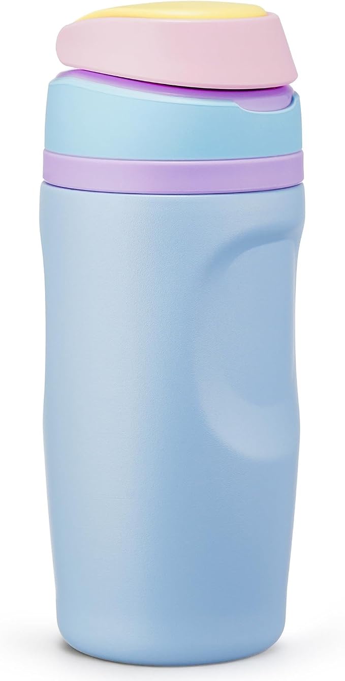 Fijinhom 16 oz Insulated Water Bottle, Stainless Steel Sports Water Bottle by Fijinhom