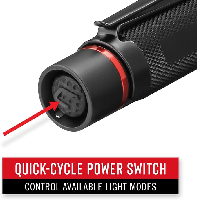 Coast HX5 410 Lumen LED Flashlight, Pure Beam Focusing, Slide Focus, Pocket Clip - Image 5
