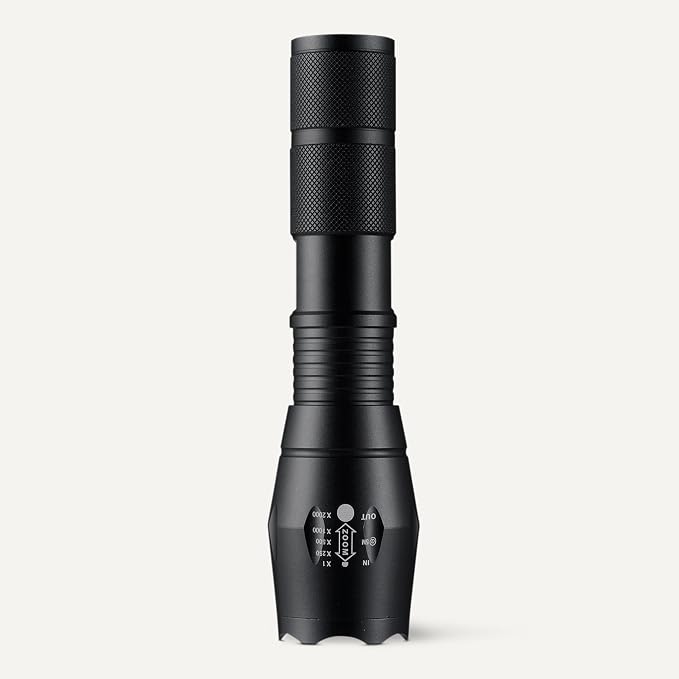 Amazon Basics Handheld LED Flashlight, 200 high Lumen flashlights Adjustable - Image 5