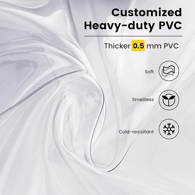 Vorspack Clear Backpack Heavy Duty PVC Transparent Backpack - Image 3