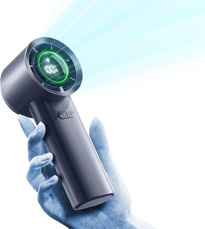MUXNW Mini Turbo Jet Fan: Portable Small Pocket Handheld Personal Rechargeable by MUXNW
