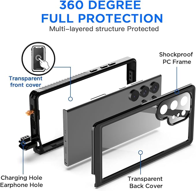 AICase for Samsung Galaxy S25 Ultra Case Waterproof - Image 3