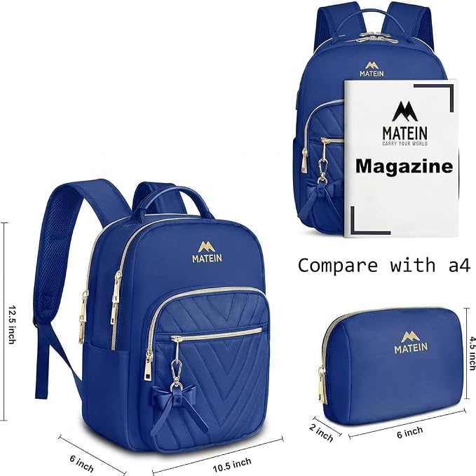 MATEIN Small Backpack Purse for Women, Cute Lightweight Mini Daypack, Fashion - Image 4