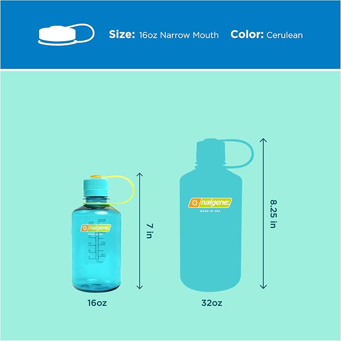 Nalgene 16 oz Narrow Mouth Water Bottle | BPA-Free, Durable & Leak Proof - Image 5