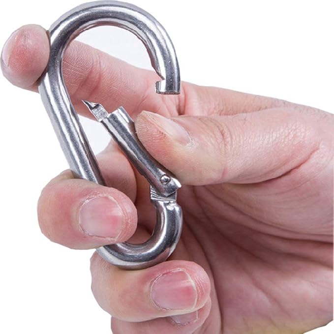 sprookber Stainless Steel Carabiner Spring Snap Hook - Image 4