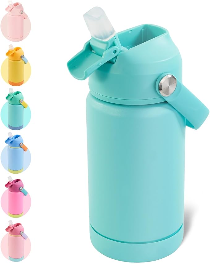 Kerilyn 12oz Kids Water Bottle, Stainless Steel Insulated Water Bottle by Kerilyn