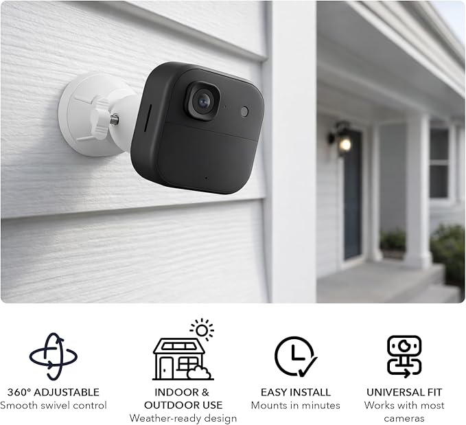Wasserstein Universal Security Camera Mount Compatible - Image 8