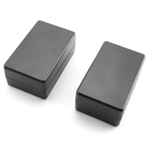 DGZZI Electrical Junction Box 4PCS Electric Plastic Black Waterproof Project - Image 5