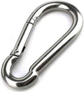 Large Carabiner Clip, 5-1/2 Inch Heavy Duty Stainless Steel Spring Snap Hook by KANSPHY