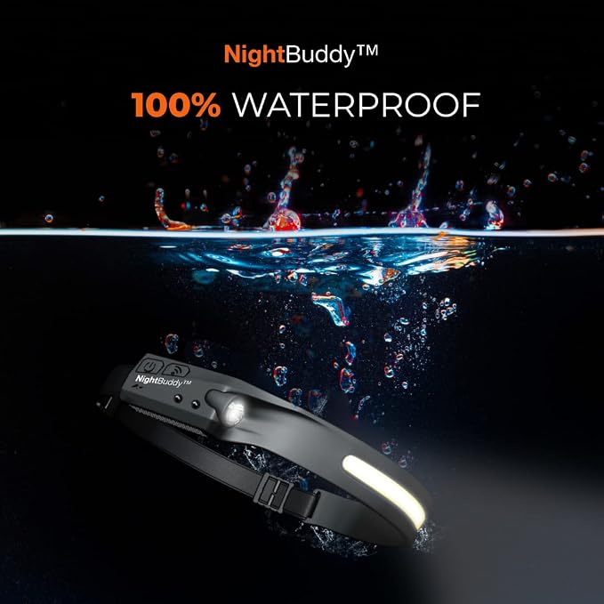 NightBuddy The Original LED Headlamp Rechargeable Flashlight - Image 7