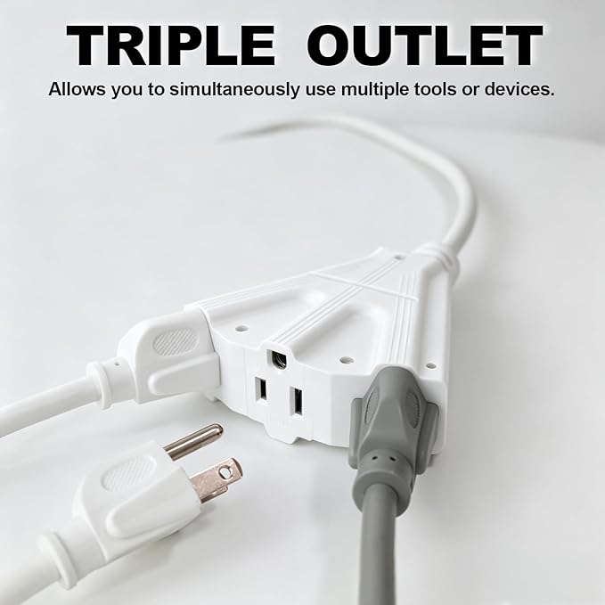 EP 2 Pack 10 Ft Outdoor Extension Cord - Image 4