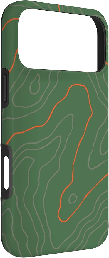 Backcountry Topo Guide Orange Lines Topographical Map Case - Image 3