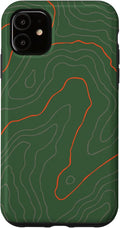 Backcountry Topo Guide Orange Lines Topographical Map Case by Unknown