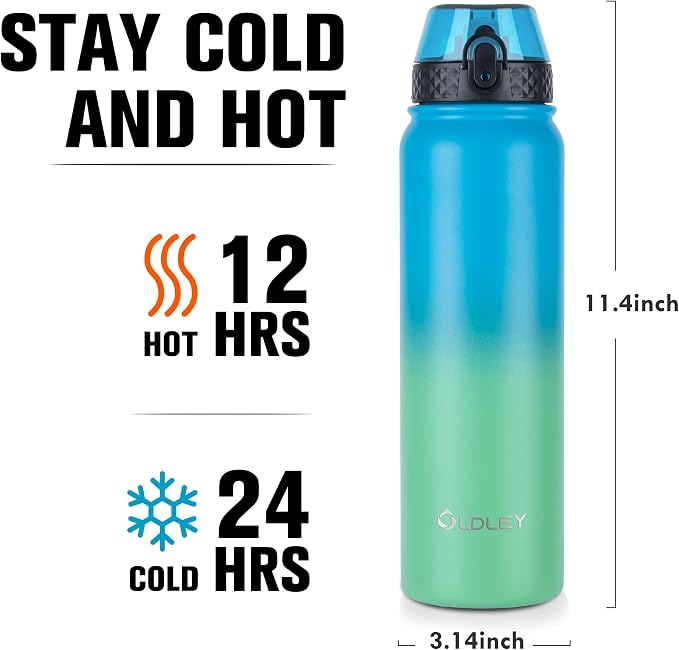 OLDLEY Insulated Water Bottle 32oz Water Bottles - Image 3
