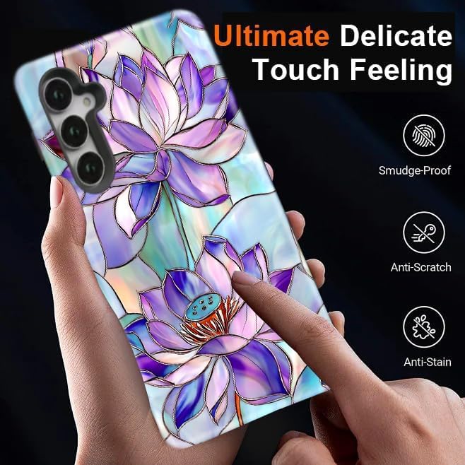 Compatible for Samsung Galaxy S25 FE 5G Case, Dual Layer Heavy Duty 2 in 1 - Image 7