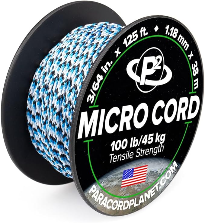 Paracord Planet Micro Paracord – Thin Braided Cord by ParacordPlanet