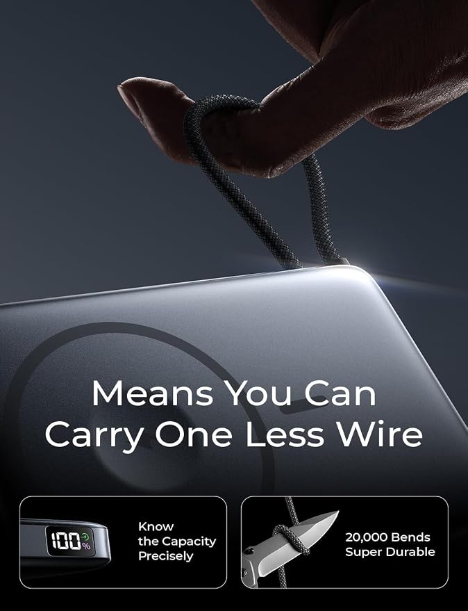 LISEN 0.5'' Ultra Slim MagSafe Power Bank - Image 7