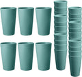HEYCOME 24 Pcs Unbreakable Plastic Cups Set, 20 oz Reusable Plastic Cups by StayHealthyStayHappy