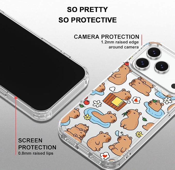MOSNOVO for iPhone 17 Pro Case, Shockproof Military-Grade Protection 6.6ft Drop - Image 4