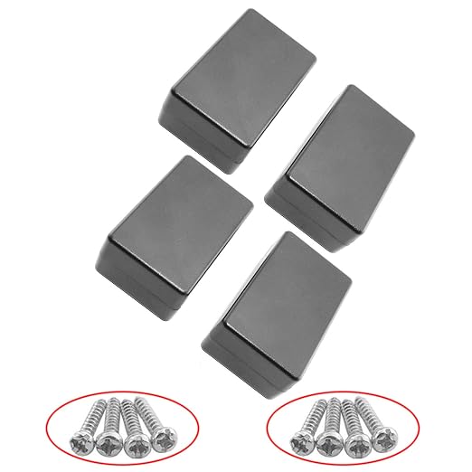 DGZZI Electrical Junction Box 4PCS Electric Plastic Black Waterproof Project - Image 7