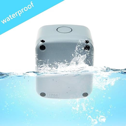 Small IP66 Weatherproof Enclosure in Grey, Nineleaf Outdoor Electrical Box 3 - Image 5