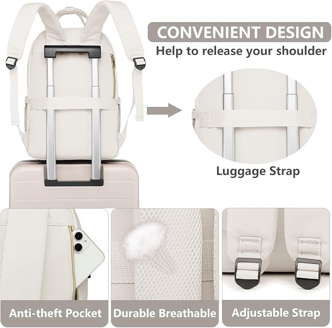 Laptop Backpack for Women Work Bag - Image 5