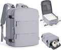 Grey Travel Backpack by coofay