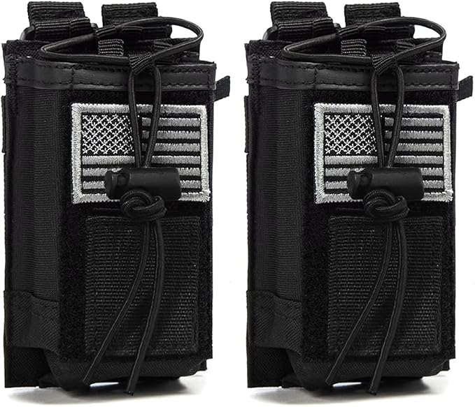 Molle Radio Pouch Tactical Radio Holder Case Radio Holster Bag Military Heavy by ZWEHKD