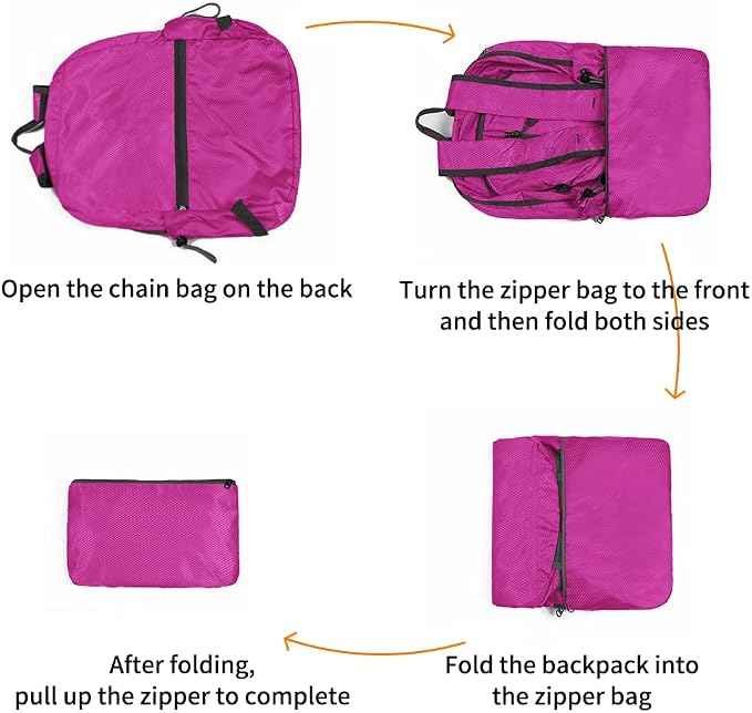 Lightweight Packable Foldable Backpack, Hiking backpack, Travel Backpack - Image 6