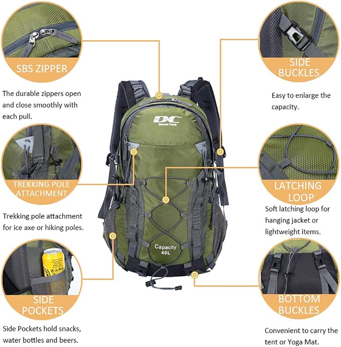 Diamond Candy Waterproof Hiking Backpack - Image 2