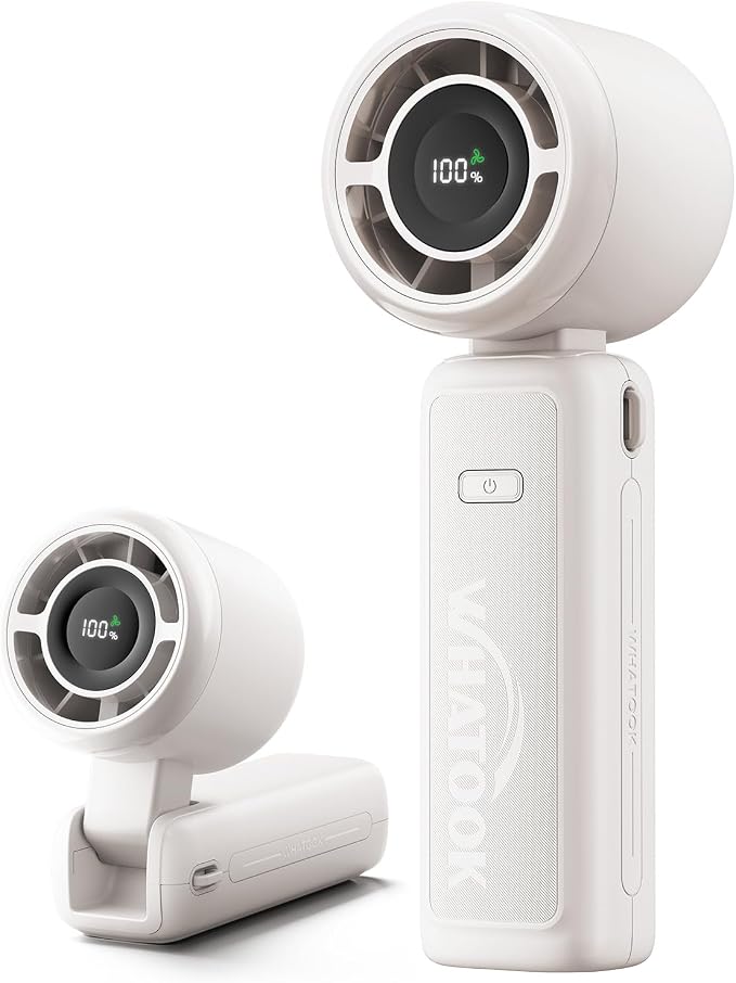 WHATOOK Portable Personal Handheld Fan: High Speed Cooling Fan, 12 Hours by FashionCaring-MakeitYours