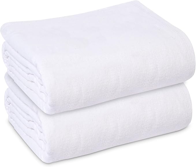 Linteum Textile 100% Cotton Hospital Patient Bath Blanket, Bed Bath Sheet by LinteumTextileSupply
