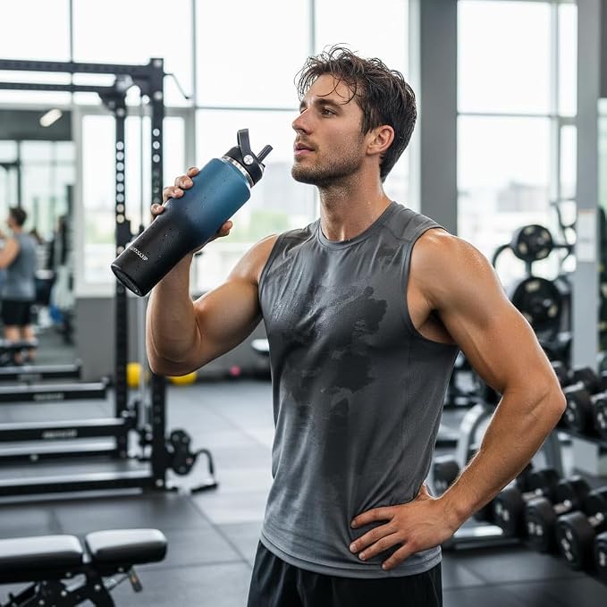 40oz Insulated Water Bottle Keep Cold 24h&Hot 12h, Double Wall Vacuum Insulated - Image 8