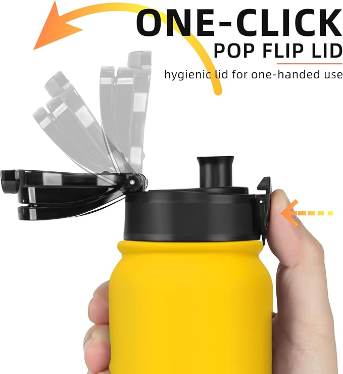 Fanhaw 20 oz Insulated Stainless Steel Water Bottle - Image 3