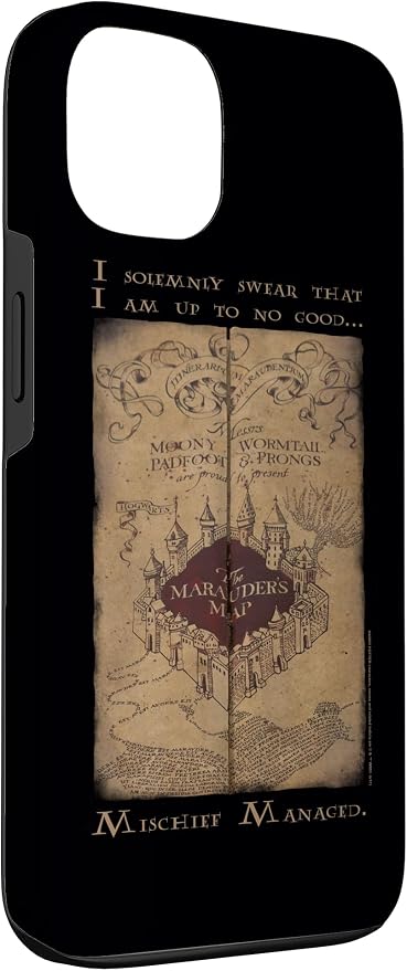 iPhone 13 Harry Potter Marauder's Map Words Case - Image 3