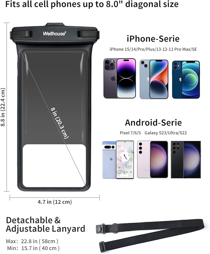 wellhouse Waterproof Phone Pouch, Waterproof Phone Case - Image 4