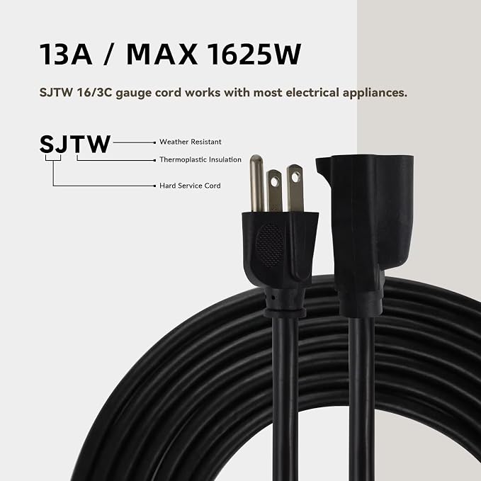 50ft Outdoor Extension Cord - Image 6