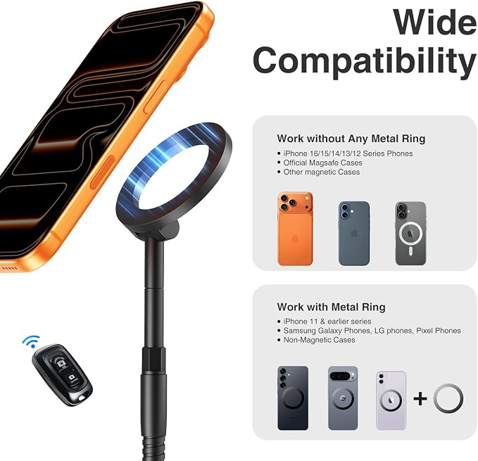 elitehood Magnetic iPhone Tripod Stand - Image 8