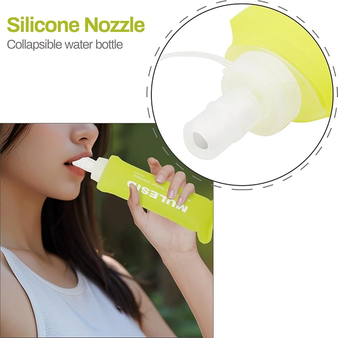 Soft Flask Running Bottles Collapsible Water Bottle Foldable - Image 4