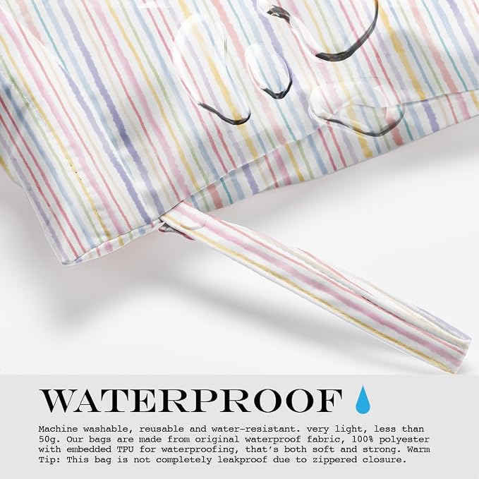 Wet Bag, Wet Dry Bag, Wet Bag for Swimsuit, Dirty Yoga Gym Clothes, Makeup Bag - Image 6