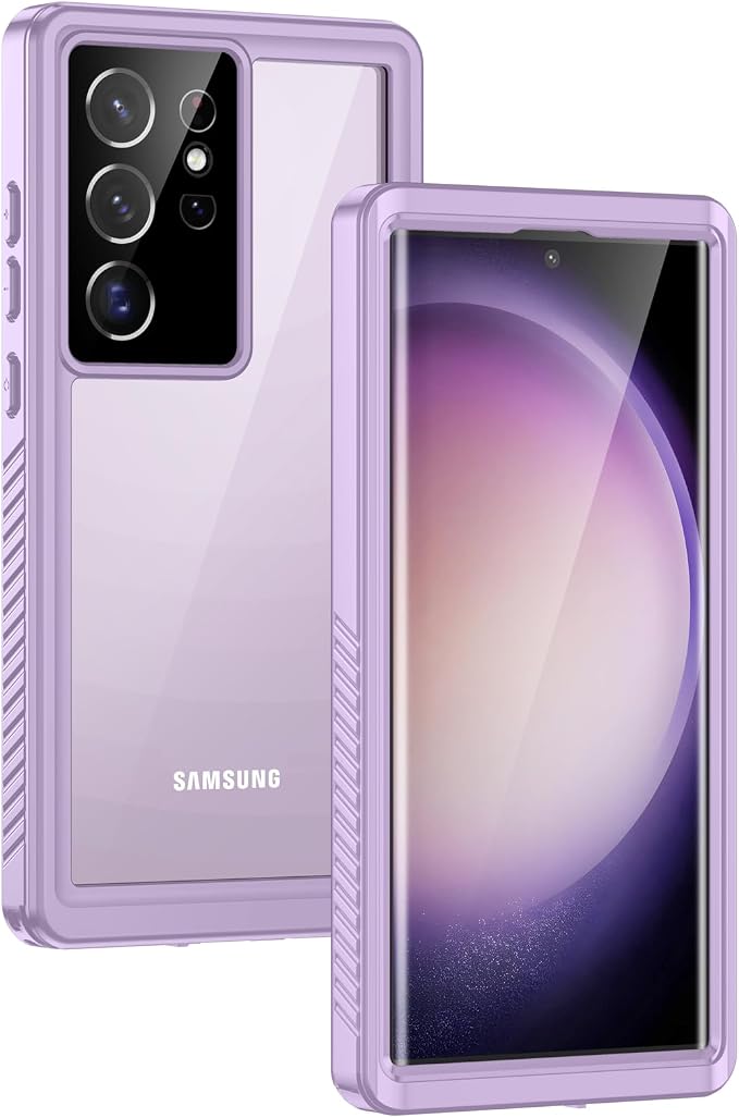 Lanhiem for Samsung Galaxy S23 Ultra Case, IP68 Waterproof Dustproof Case by LanhiemHome