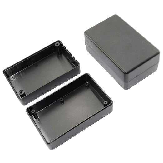 DGZZI Electrical Junction Box 4PCS Electric Plastic Black Waterproof Project - Image 4