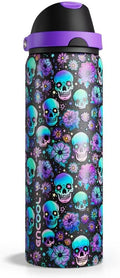Insulated Water Bottle with Straw by ENCOOL