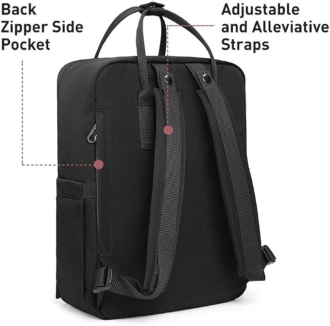 KALIDI Casual Laptop Backpack 15 Inches Classic Camping Rucksack Travel Outdoor - Image 5