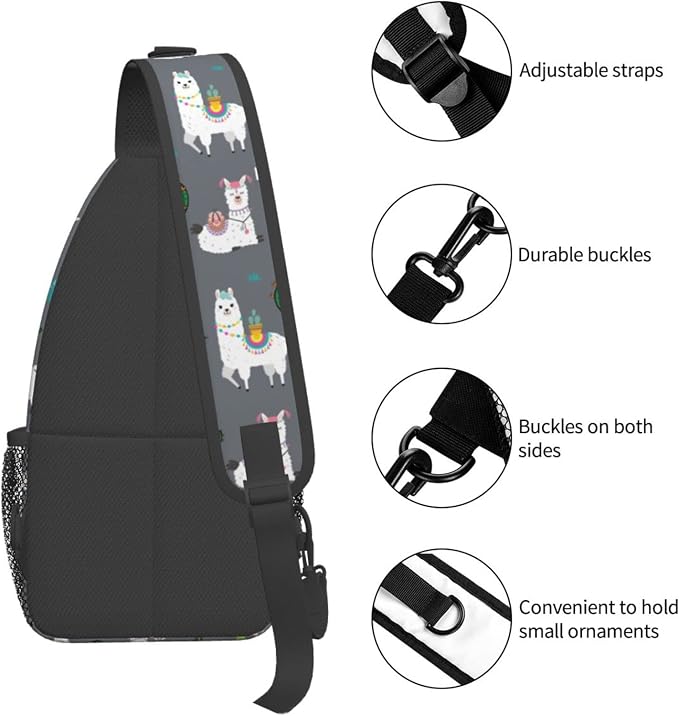 Sling Backpack For Men Hiking Daypack Crossbody Shoulder Bag Travel Chest Pack - Image 7