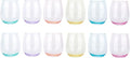 KOXIN-KARLU Classic 18-ounce Acrylic Stemless Wine Glasses, Unbreakable Mixed by KOXIN-KARLU